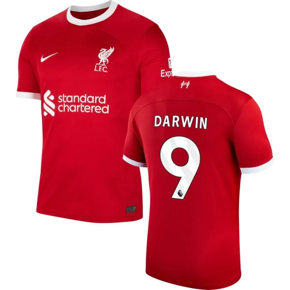 Liverpool F.C. Darwin Nunez 2023-24 Home Jersey